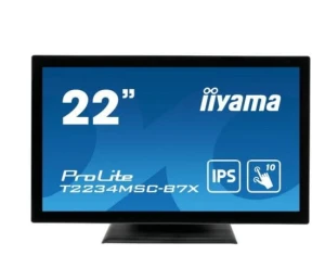 IIYAMA Monitor  21.5 cala T2234MSC-B7X POJ.10PKT.IP65,HDMI,DP,350cd,7H,