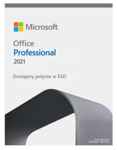 Microsoft Office Professional 2021 ESD 269-17186             Zastępuje P/N: 269-17068