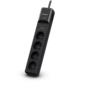 CyberPower listwa przeciwprzepięciowa P0420SUD0-FR 4xFR/2xUSB/1,8 m