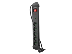 Lanberg Listwa zasilająca  1,5m 5x230V  SP1-05E-0150-BK