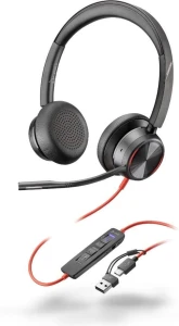 POLY Słuchawki Blackwire 8225 Stereo USB-C/A MS-Teams  8X225AA