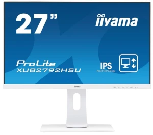 IIYAMA Monitor 27 cali XUB2792HSU-W1 IPS,FHD,HDMI,DP,VGA,SLIM,USB,4MS,GLOSNIK