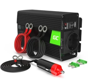 Green Cell Przetwornica 12V/230V 300W/600W Czysty sinus