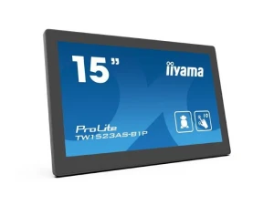 IIYAMA Monitor 15 cali TW1523AS-B1P 10P.DOT.IPS,ANDROID,USB,WIFI,MIC,2x2W