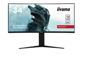 IIYAMA Monitor 34 cale GB3466WQSU-B1 VA,UWQHD,144HZ,1MS,1500R,HDMI/DPx2,USB 3.0